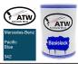 Preview: Mercedes-Benz, Pacific Blue, 342: 500ml Lackdose, von ATW Autoteile West.